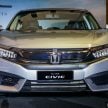 2016 Honda Civic FC 1.8 S, 1.5 Turbo, 1.5 Turbo Premium – specs and equipment in a nutshell
