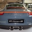 Porsche 911 facelift launched – Carrera, Carrera S and Carrera 4S, new 3.0 litre turbo flat-six, from RM870k