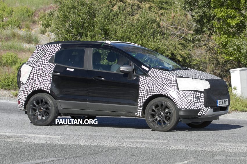 SPIED: 2017 Ford EcoSport – revised exterior, retains tailgate wheel option for select markets 509098