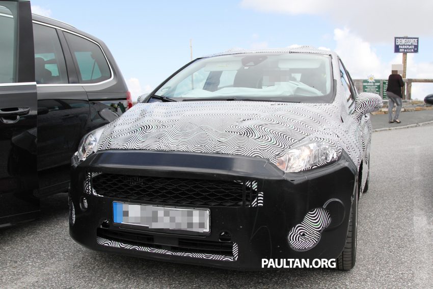 SPIED: 2017 Ford Fiesta caught in production body 505242