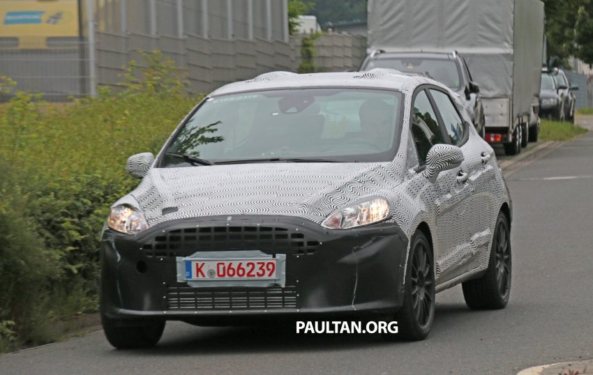 SPIED: 2017 Ford Fiesta ST wearing five-door body 511222