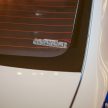 Perodua Bezza security patrol car displayed at launch