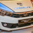 Perodua Bezza security patrol car displayed at launch
