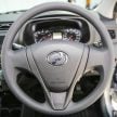 Perodua Bezza – senarai elemen varian demi varian