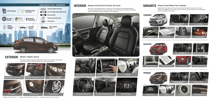 Proton Persona 2016 secara rasminya dilancarkan – 1.6L VVT, empat varian, harga bermula RM47k 538841