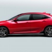 Honda Civic hatchback 2017 bakal tampil perdana di Eropah – 1.0L, 1.5L VTEC Turbo dan 1.6 i-DTEC diesel