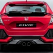 Honda Civic hatchback 2017 bakal tampil perdana di Eropah – 1.0L, 1.5L VTEC Turbo dan 1.6 i-DTEC diesel