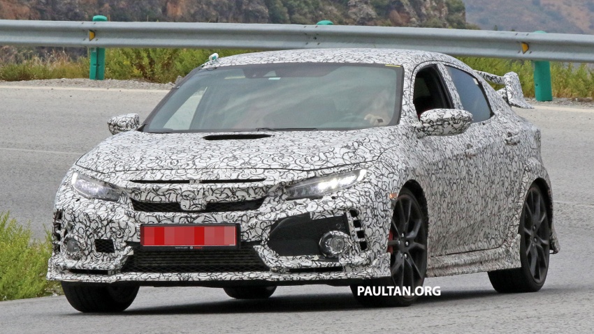 SPYSHOT: Honda Civic Type-R generasi terbaharu sedang membuat ujian jalan raya di Sepanyol! 545597