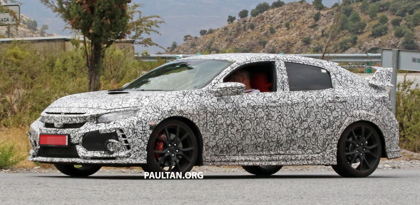 SPYSHOT: Honda Civic Type-R generasi terbaharu sedang membuat ujian jalan raya di Sepanyol! 545606
