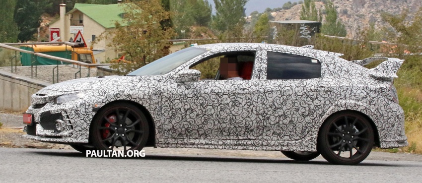 SPYSHOT: Honda Civic Type-R generasi terbaharu sedang membuat ujian jalan raya di Sepanyol! 545600