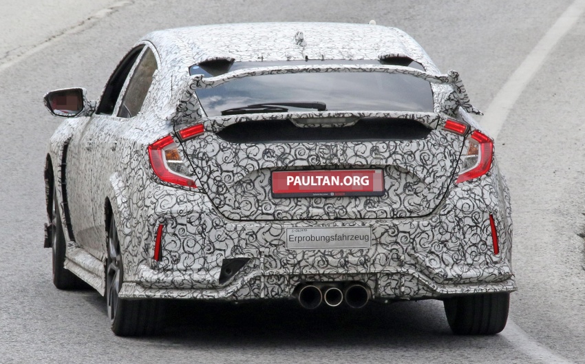 SPYSHOT: Honda Civic Type-R generasi terbaharu sedang membuat ujian jalan raya di Sepanyol! 545599