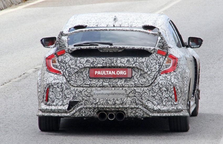 SPYSHOT: Honda Civic Type-R generasi terbaharu sedang membuat ujian jalan raya di Sepanyol! 545603