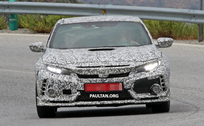 SPYSHOT: Honda Civic Type-R generasi terbaharu sedang membuat ujian jalan raya di Sepanyol! 545608