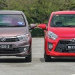 GALLERY: Perodua Bezza vs Axia – sibling rivalry