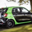 2017 Smart Electric Drive range: fortwo, cabrio, forfour