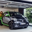2017 Smart Electric Drive range: fortwo, cabrio, forfour