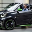 2017 Smart Electric Drive range: fortwo, cabrio, forfour