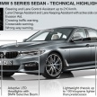 G30 BMW 5 Series diperkenal – di pasaran Feb 2017