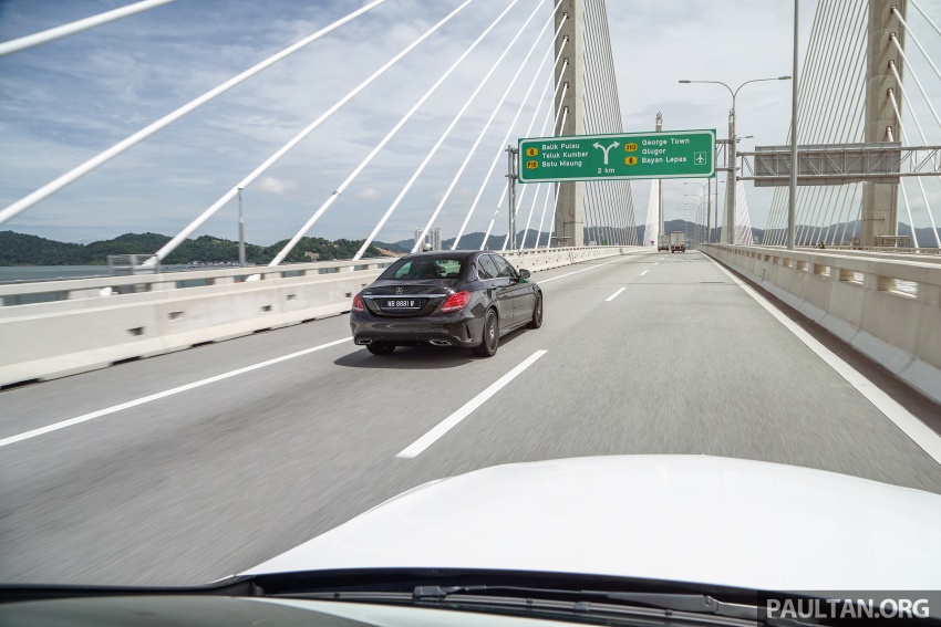 DRIVEN: W205 Mercedes-Benz C300 AMG Line road trip to Penang – setting new compact executive rules 560394