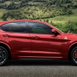 Alfa Romeo Stelvio – crossover pertama dari jenama tersebut, varian tertinggi Quadrifoglio 505 hp/600 Nm