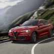 Alfa Romeo Stelvio – crossover pertama dari jenama tersebut, varian tertinggi Quadrifoglio 505 hp/600 Nm
