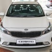 Kia Cerato facelift – prices maintained, from RM91,888