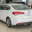 Kia Cerato facelift – prices maintained, from RM91,888