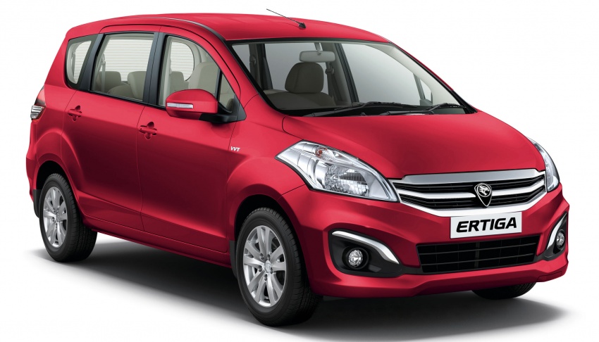 New Proton Ertiga MPV details revealed – a rebadged Suzuki, 1.4 litre MT/AT, EEV, four-star ASEAN NCAP 582129