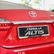 GALERI: Toyota Corolla Altis facelift 2016 kini di M’sia – 3 varian, 7 beg udara, VSC, harga dari RM117k