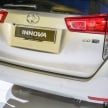 New Toyota Innova launched in Malaysia, from RM106k – 7 airbags, ESC, Dual VVT-i, more premium interior