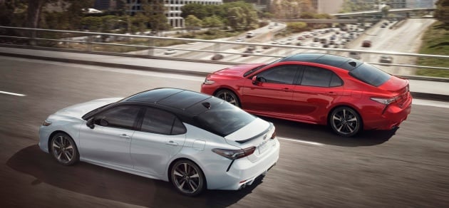 2018 Toyota Camry – longer and lower with TNGA platform, 2.5L VVT-iE with 8AT, focus on dynamics