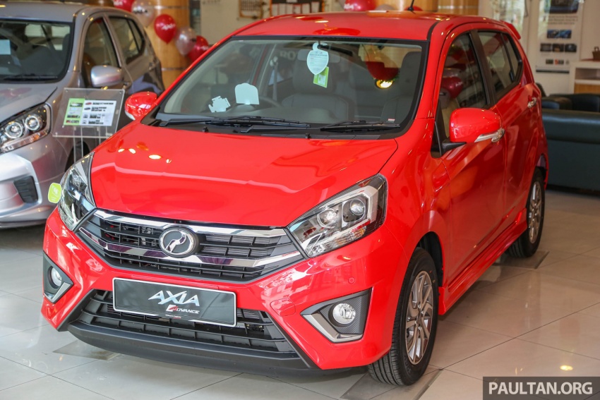 Perodua Axia facelift di pusat pameran – dari RM25k 604796