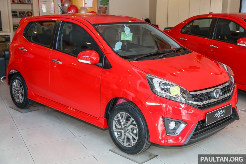 Perodua Axia facelift di pusat pameran – dari RM25k 604798