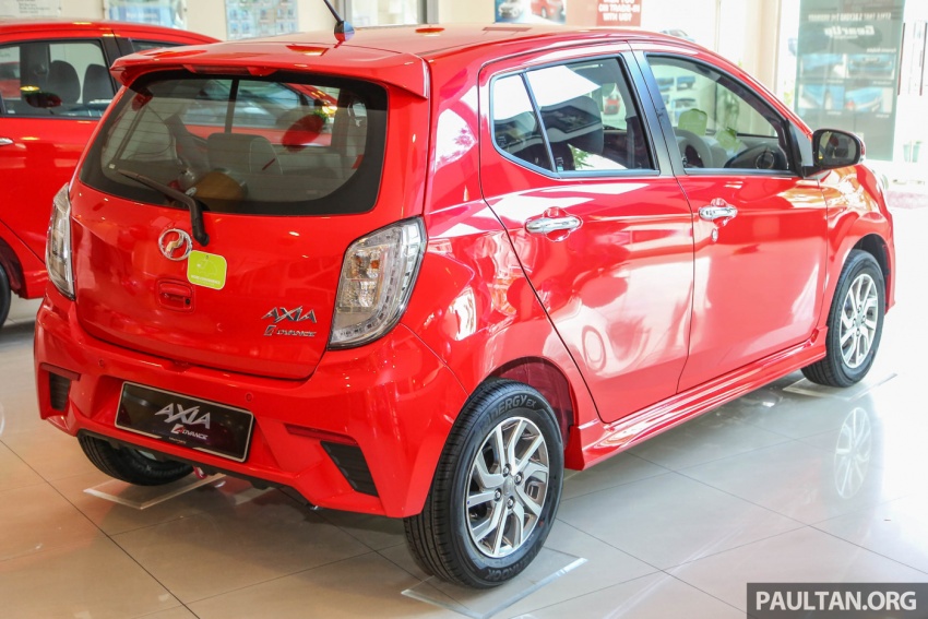 Perodua Axia facelift di pusat pameran – dari RM25k 604802