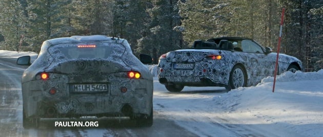 SPYSHOT: BMW Z5 dijumpai jalani ujian musim sejuk dengan kembarnya Toyota Supra generasi baharu