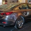 2018 Mazda 6 facelift makes LA debut with 2.5L turbo