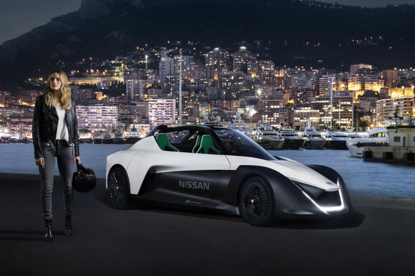 Margot Robbie is Nissan’s new EV ambassador, drives 190 km/h BladeGlider on Monaco GP circuit 618520