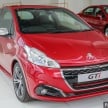 Peugeot 208 GTi facelift now on sale in M’sia – RM144k