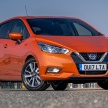 Nissan March serba baharu tiba di UK, bermula RM66k