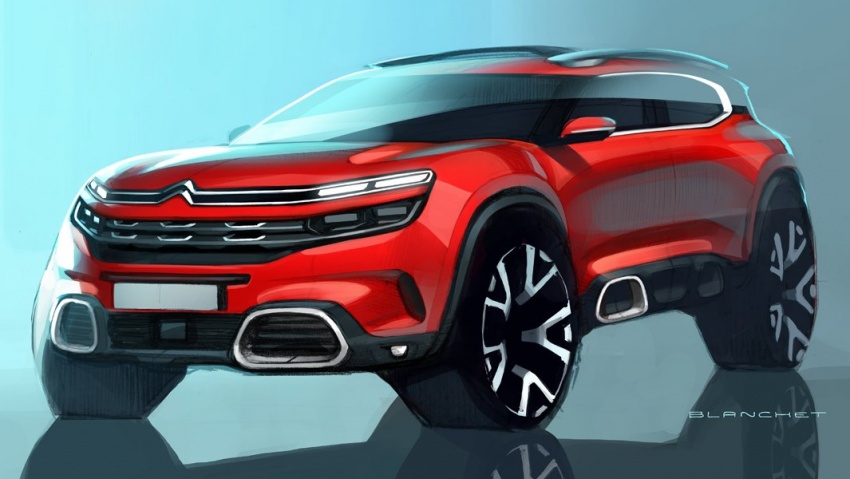 Citroen C5 Aircross teased ahead of Shanghai debut 629698