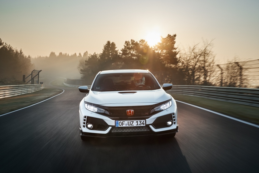 Honda Civic Type-R generasi baharu rampas takhta kereta pacuan hadapan terpantas di litar Nurburgring 650304