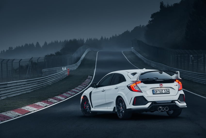 Honda Civic Type-R generasi baharu rampas takhta kereta pacuan hadapan terpantas di litar Nurburgring 650298