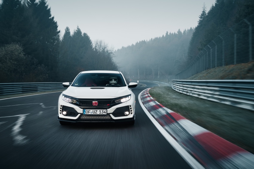 Honda Civic Type-R generasi baharu rampas takhta kereta pacuan hadapan terpantas di litar Nurburgring 650325