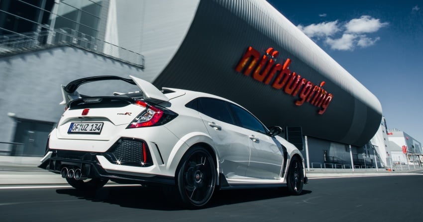 Honda Civic Type-R generasi baharu rampas takhta kereta pacuan hadapan terpantas di litar Nurburgring 650291