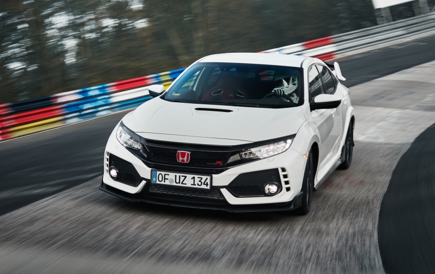 Honda Civic Type-R generasi baharu rampas takhta kereta pacuan hadapan terpantas di litar Nurburgring 650324