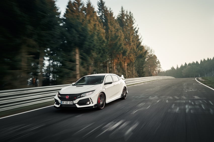 Honda Civic Type-R generasi baharu rampas takhta kereta pacuan hadapan terpantas di litar Nurburgring 650319