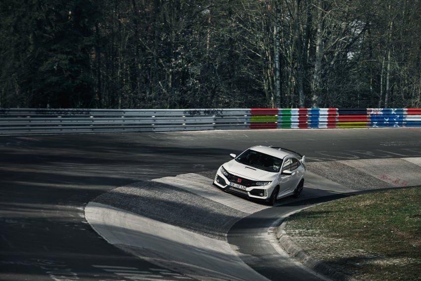 Honda Civic Type-R generasi baharu rampas takhta kereta pacuan hadapan terpantas di litar Nurburgring 650317