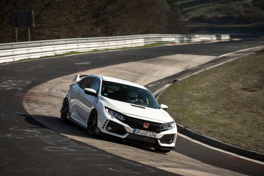 Honda Civic Type-R generasi baharu rampas takhta kereta pacuan hadapan terpantas di litar Nurburgring 650314