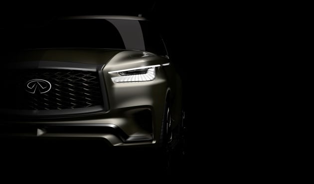 Infiniti QX80 Monograph teased, debuts in New York