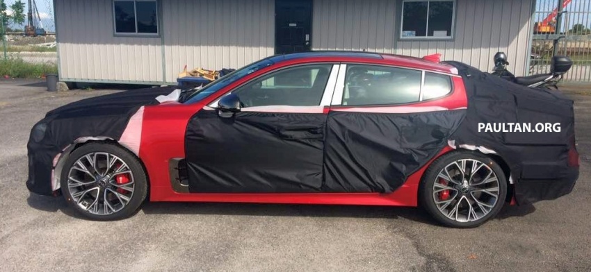 SPIED: Kia Stinger – four-door GT sighted in Malaysia 652285